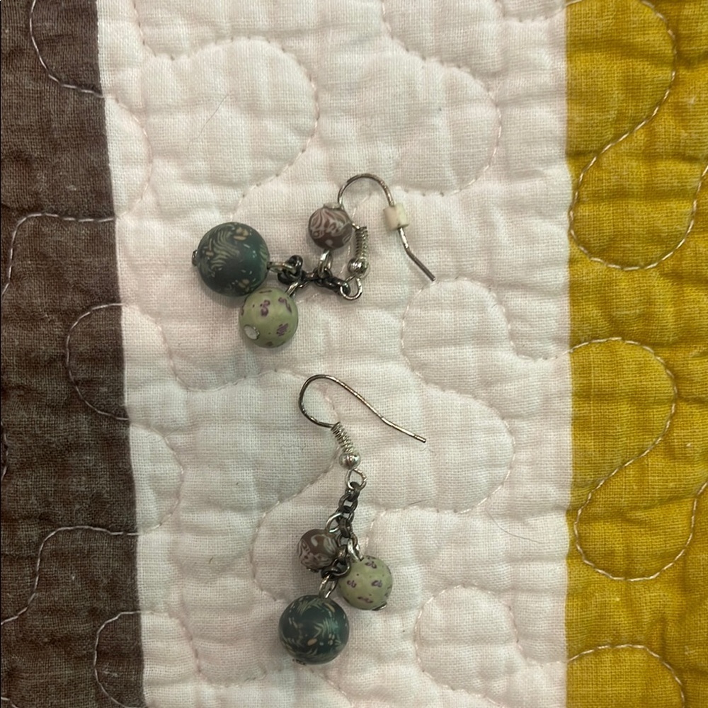 Viva Beads Clay Beaded Necklace and Earring Set - Picture 6 of 6